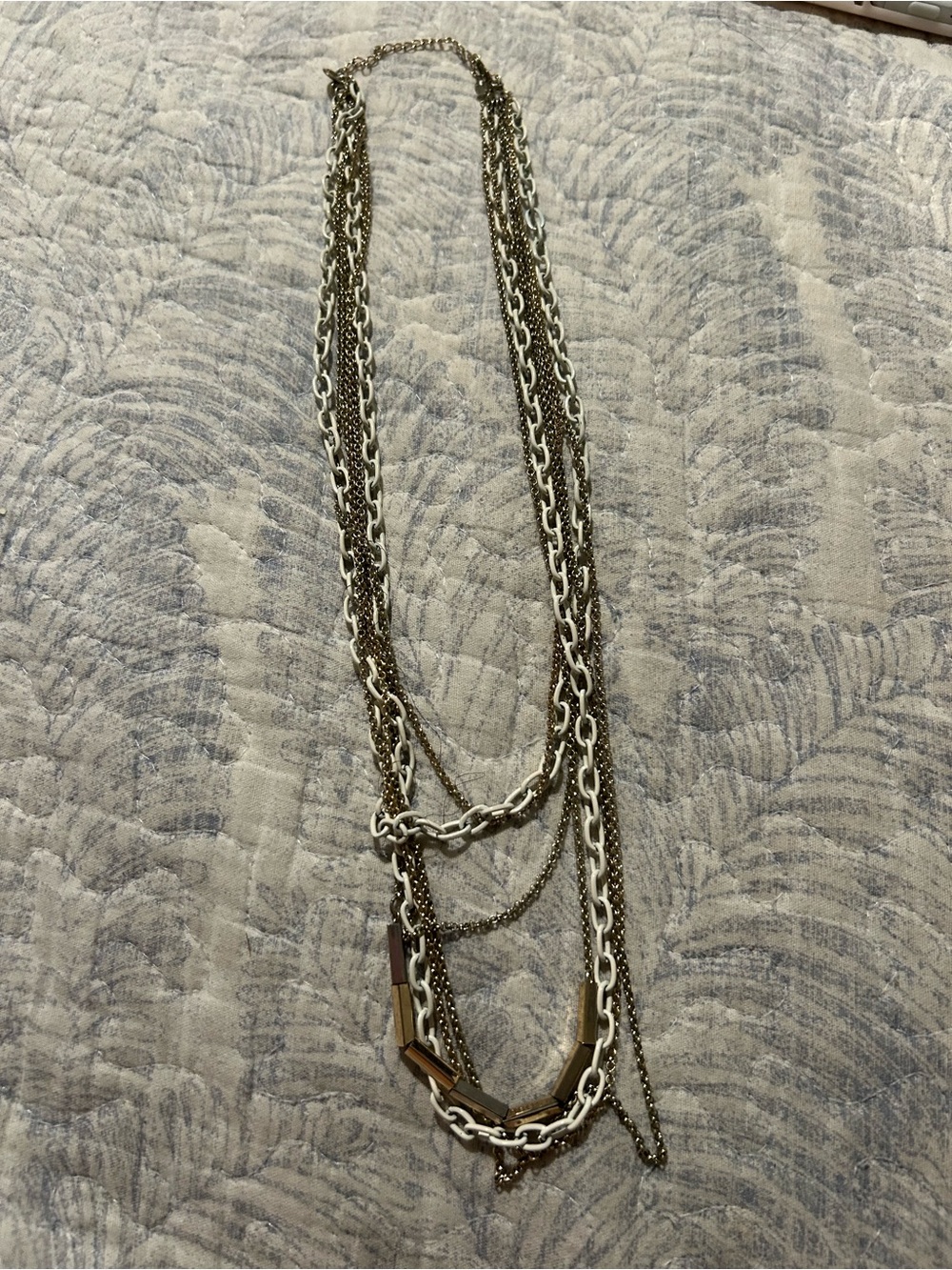 Layered Gold & Silver Chain Necklace - Women Jewelry